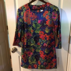 J. Crew Silk Floral Dress